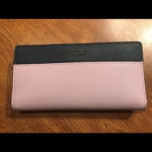 Brand new lilac and navy Kate Spade wallet